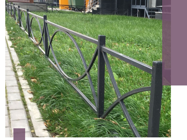 Газонные ограждения из металла в Мурманске — монтаж и продажа