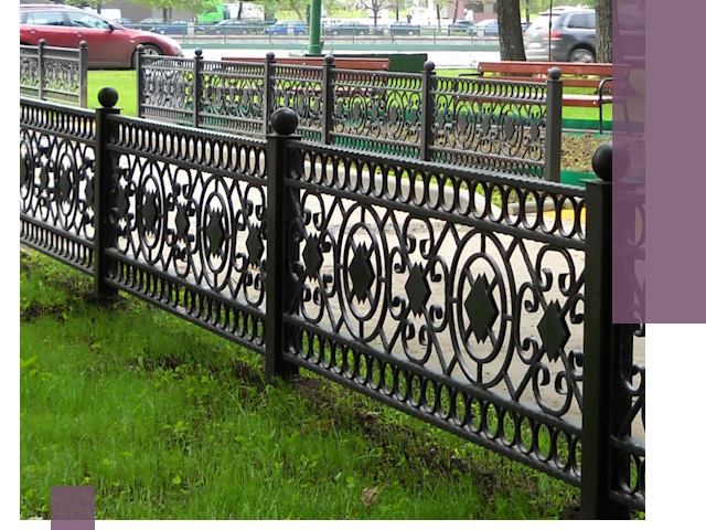 Секционные газонные ограждения под ключ в Мурманске