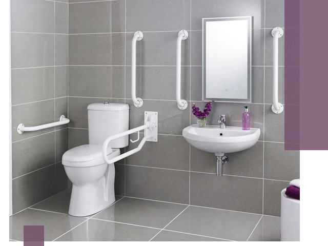 Поручни для санузлов в Мурманске: установка, ремонт и монтаж