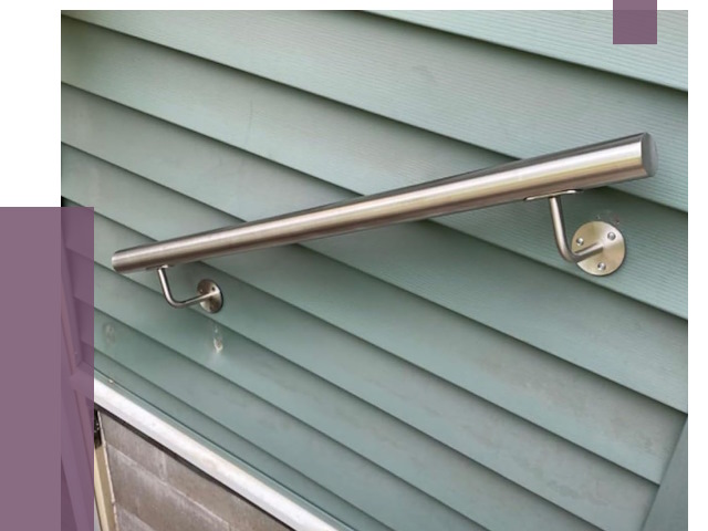 Поручни из нержавеющей стали в Мурманске от 7712 руб.  | ПРОЛЁТ-Мрм